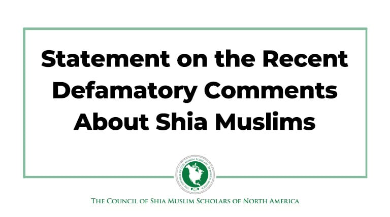 Recent Defamatory Comments WSG